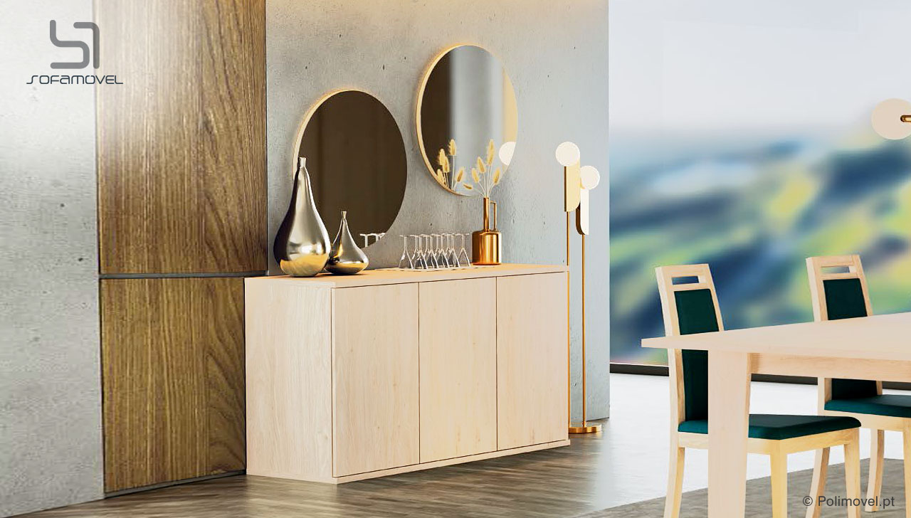 Aparador SOFAMOVEL Evo 3 Portas Aparador SOFAMOVEL Evo 3 Portas