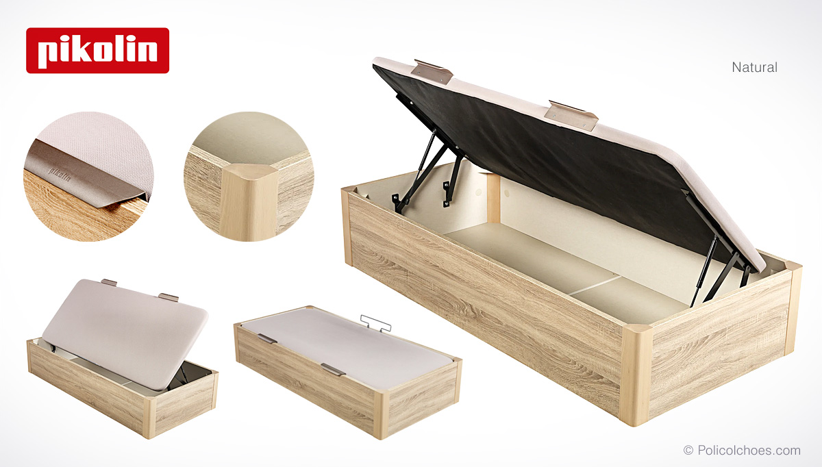 Base Rebatível PIKOLIN Madeira Design Juvenil Abertura Lateral Base Rebatível PIKOLIN Madeira Design Juvenil Abertura Lateral