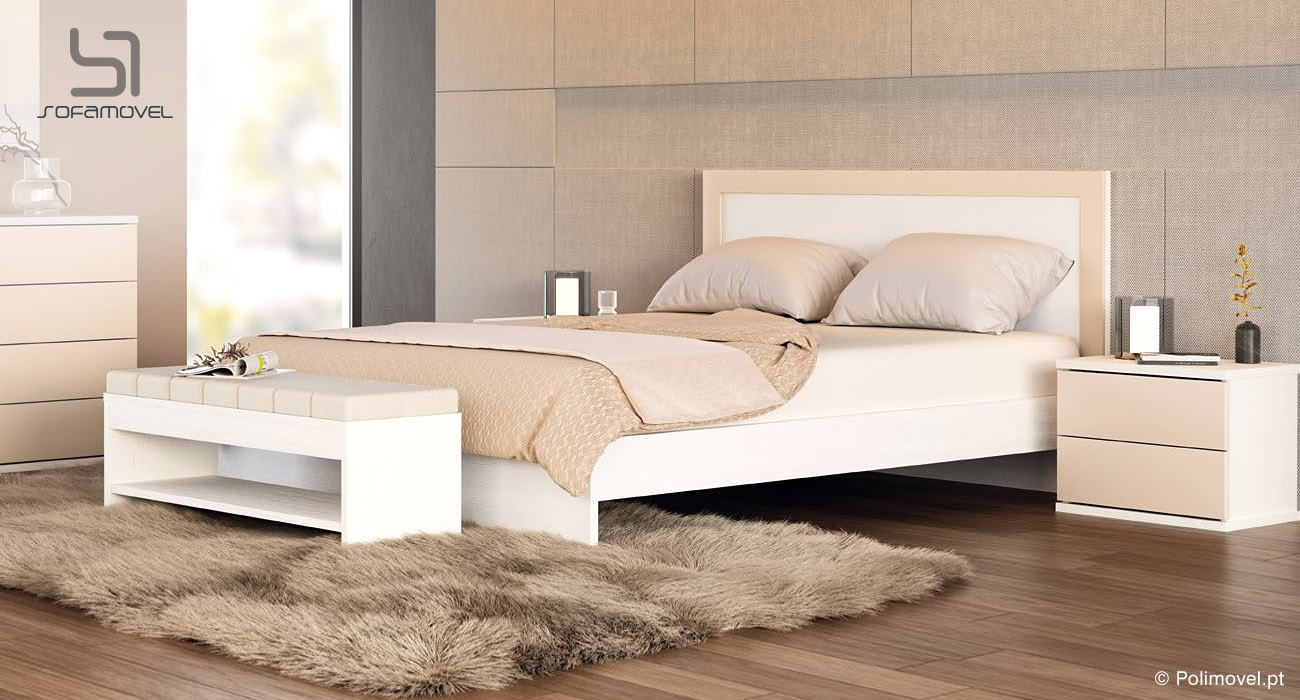 Cama de casal SOFAMOVEL Evo 03 Cama de casal SOFAMOVEL Evo 03