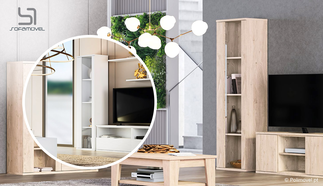 Cristaleira SOFAMOVEL Evo 1 Porta Cristaleira SOFAMOVEL Evo 1 Porta