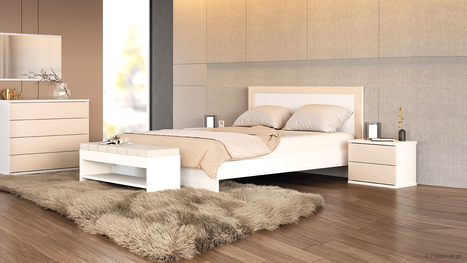 Cama de casal SOFAMOVEL Evo 03
