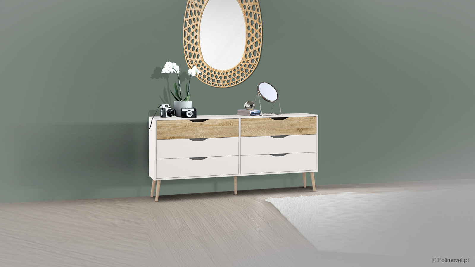 Cómoda LOURINI Faro 6 Gavetas