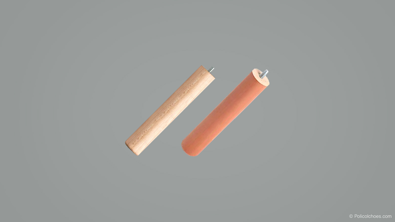 Pé Taco MOLAFLEX em Madeira 26cm