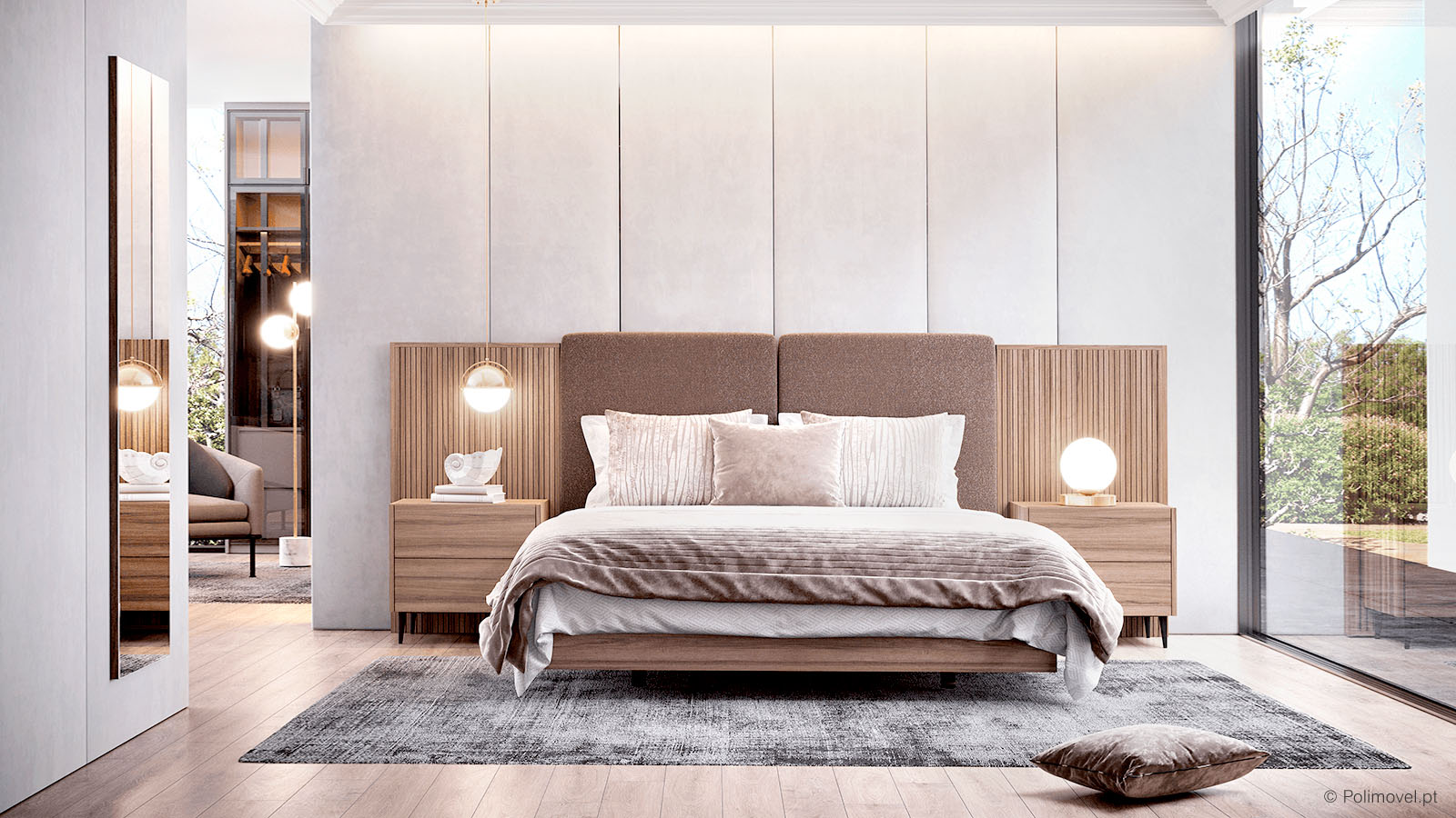 Quarto de Casal NS MOBILIÁRIO Aqua 01